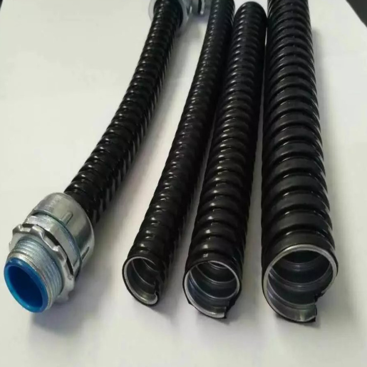 宝鸡福莱通绝缘型柔性线缆护套 镀锌外包塑软管Φ25