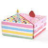 New personalized creative triangular food candy packaging box cake box type birthday wedding banquet empty carton spot