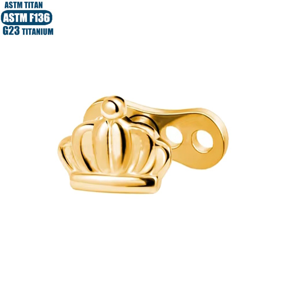 Labret piercing jewelry detail image