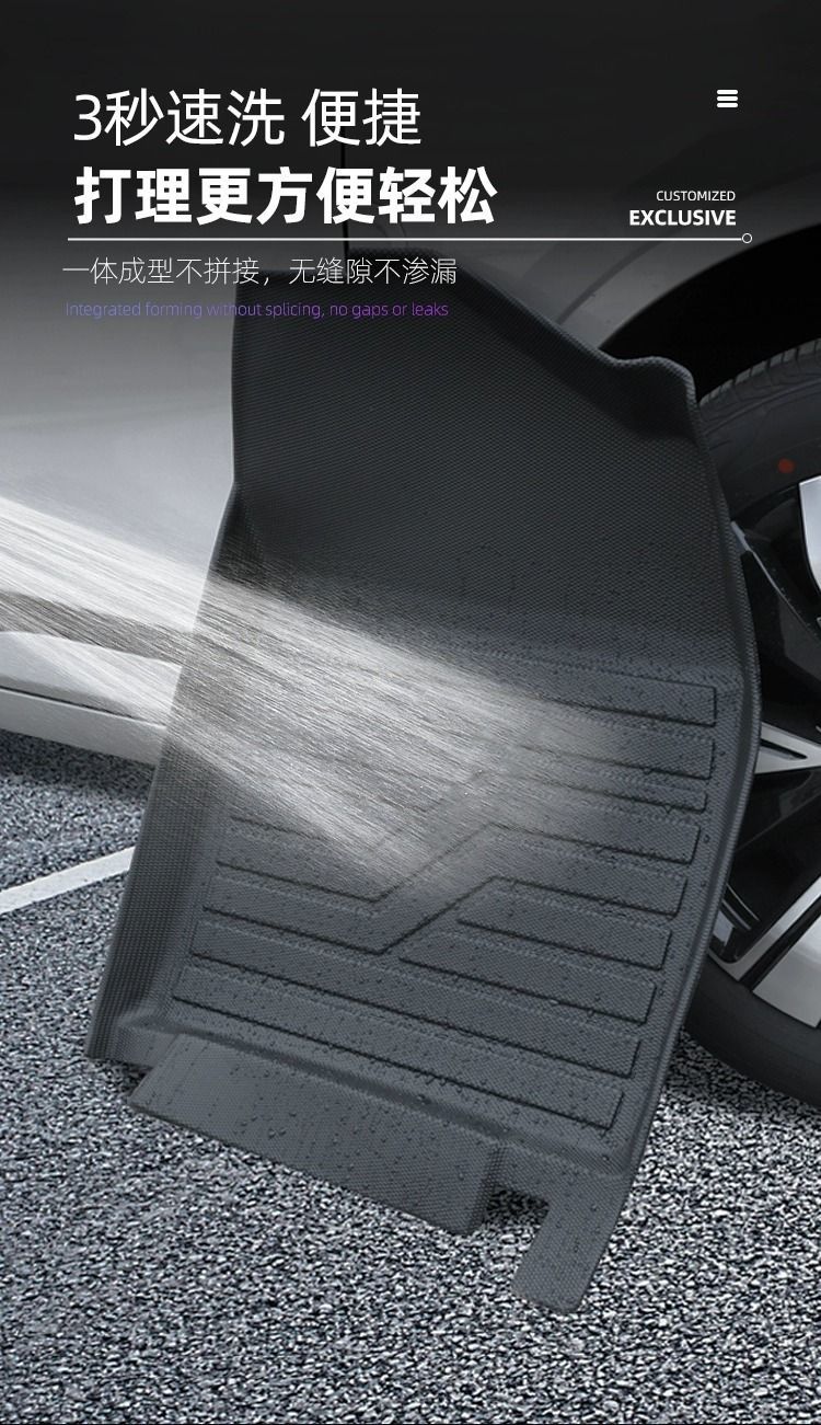 Suitable for Toyota Willanda Foot Mat 23 TPE Car Foot Mat Thickened Five-seat 2023 Floor Mat Foot Mat Car