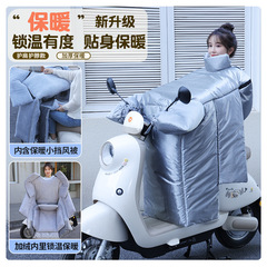 電気自動車フロントガラスカバー、冬用ベルベット厚みのあるバッテリーオートバイ防水防風カバー、春と秋のオールシーズン冬スタイル