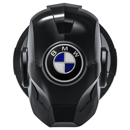 The new car Iron Man metal one-button start button protective cover has a more technological sense and interior modification switch sticker