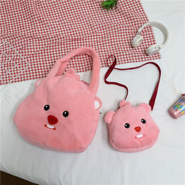 Handheld Japanese cartoon cute high quality one-shoulder bag