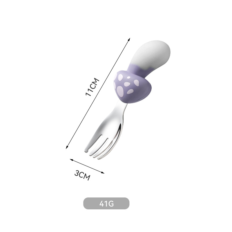 보라색 버섯★-싱글 포크
