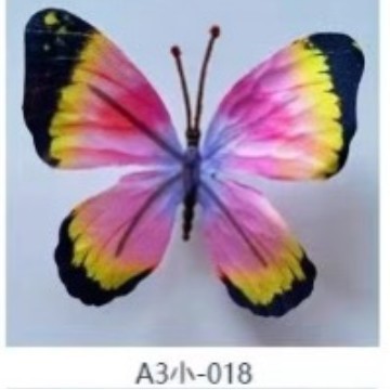 模擬 3D 蝶の花模擬造花 DIY 蝶のカラフルな人気の蝶の装飾クリエイティブジュエリー工場卸売|undefined
