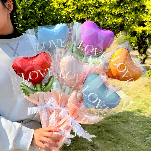 Qixi Valentine's Day Birthday Proposal Declaration Love Balloon Flower Bouquets Shopping Mall Event Atmosphere Ritual Feeling Photo Prop