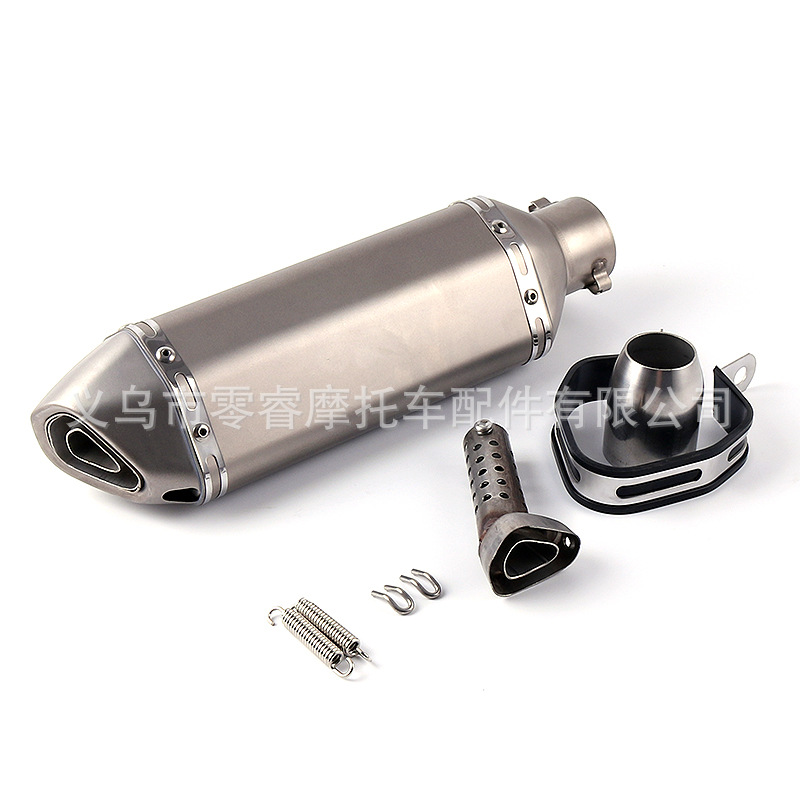 Motorcycle Modification Exhaust Pipe Suitable for Suzuki Gsx-R150 2017-2021 Stainless Steel Front Section Full Section