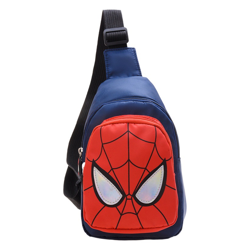 2026 New Model Children's Chest Bag Spider-Man Trendy Boy Stylish Crossbody Small Bag Outdoor Accessory Bag Wholesale
