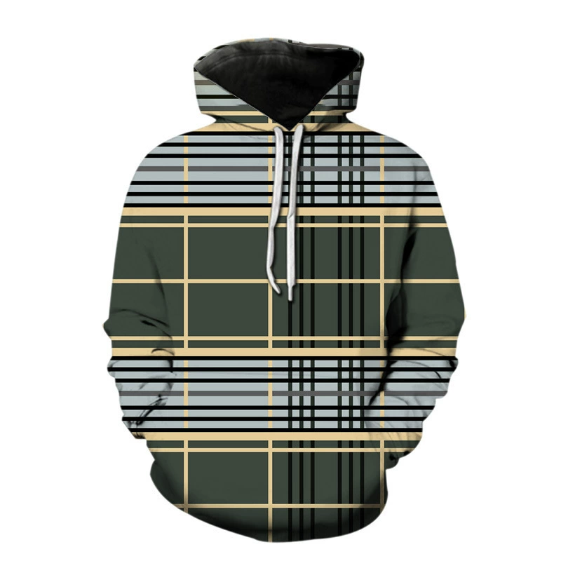 Весна и осень Европа и США трансграничные жилеты Amazon с новой сеткой 3D цифровая печать 3D Толстовка Мужчины желают производителям