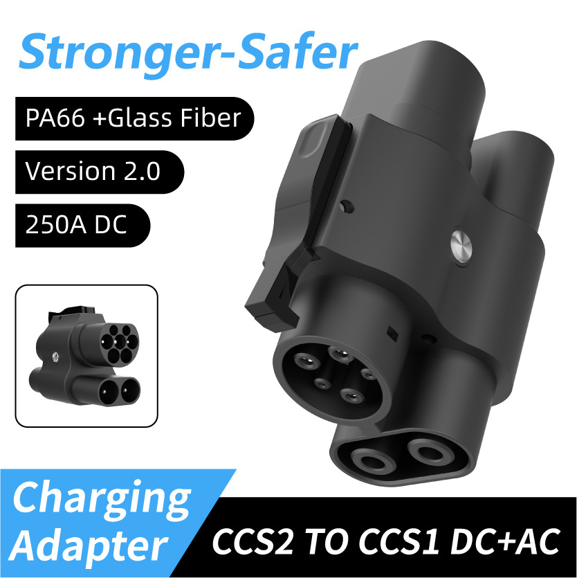 CCS2 to CCS1 adapter EV charger Adpater DC 1000v 300A CCS2 t