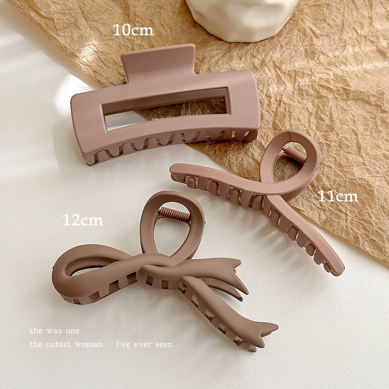 Заколки для волос, набор assorted, детские и взрослые, матовые формы 4,5–13 см