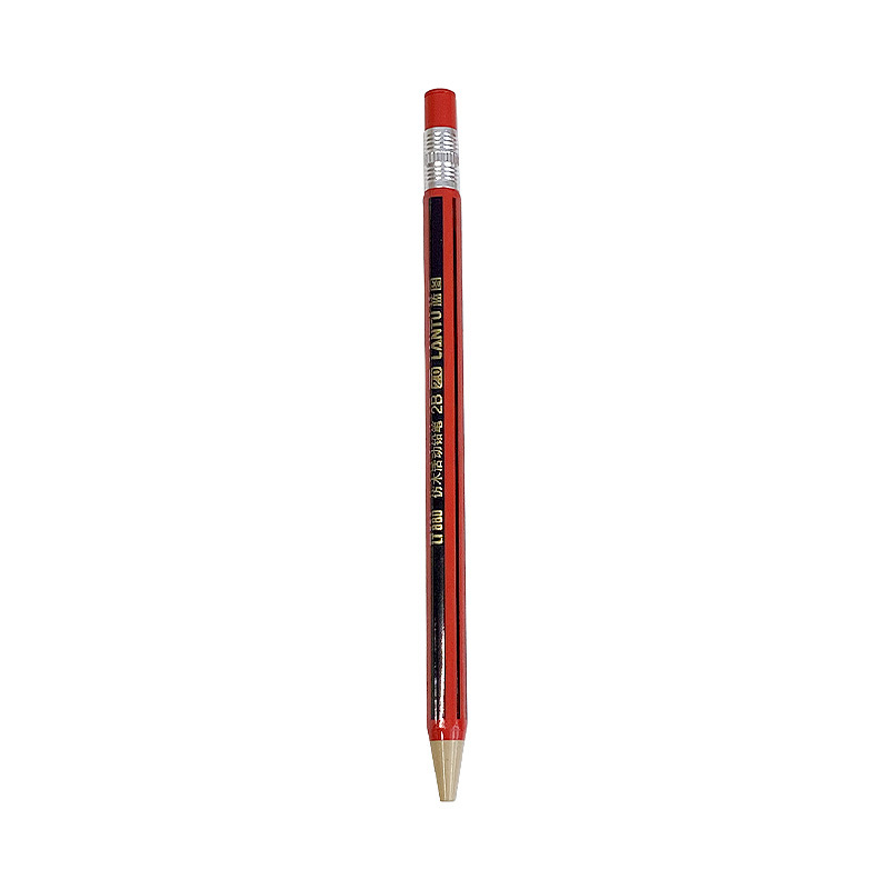 Portaminas retráctil 2.0mm 2B de Plástico, Sin afilado, para Escritura