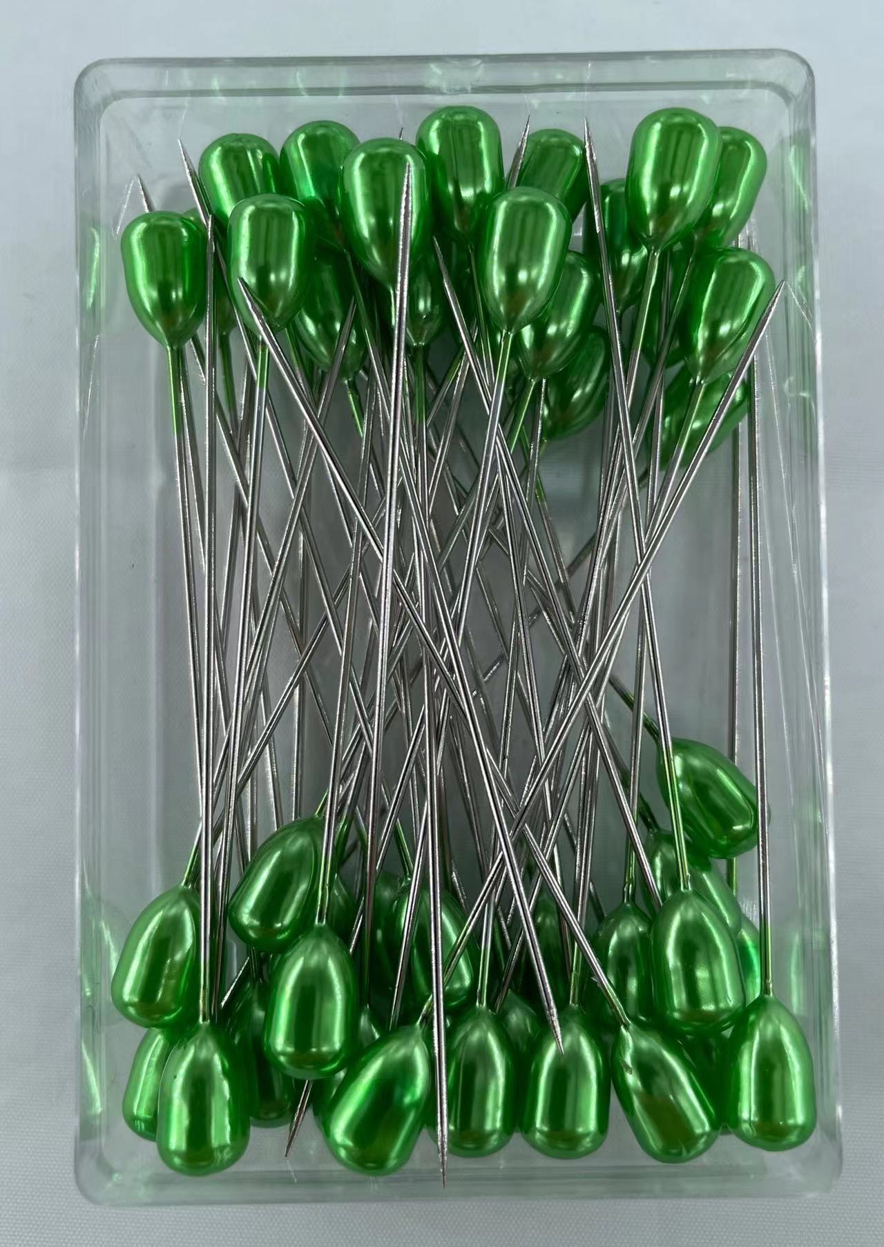 Venta directa de fábrica 6*9*65mm color en forma de pera aguja de posicionamiento de ropa 50 piezas