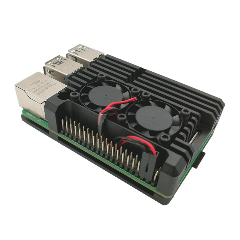 Корпус для Raspberry Pi 4B, алюминиевый корпус для Raspberry Pi 4 Model B, корпус для 4-го поколения