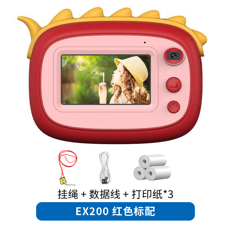 Nuevas cámaras transfronterizas para niños, cámara de mano, SLR, doble lente, juegos al aire libre, mini juguetes, cámara Polaroid