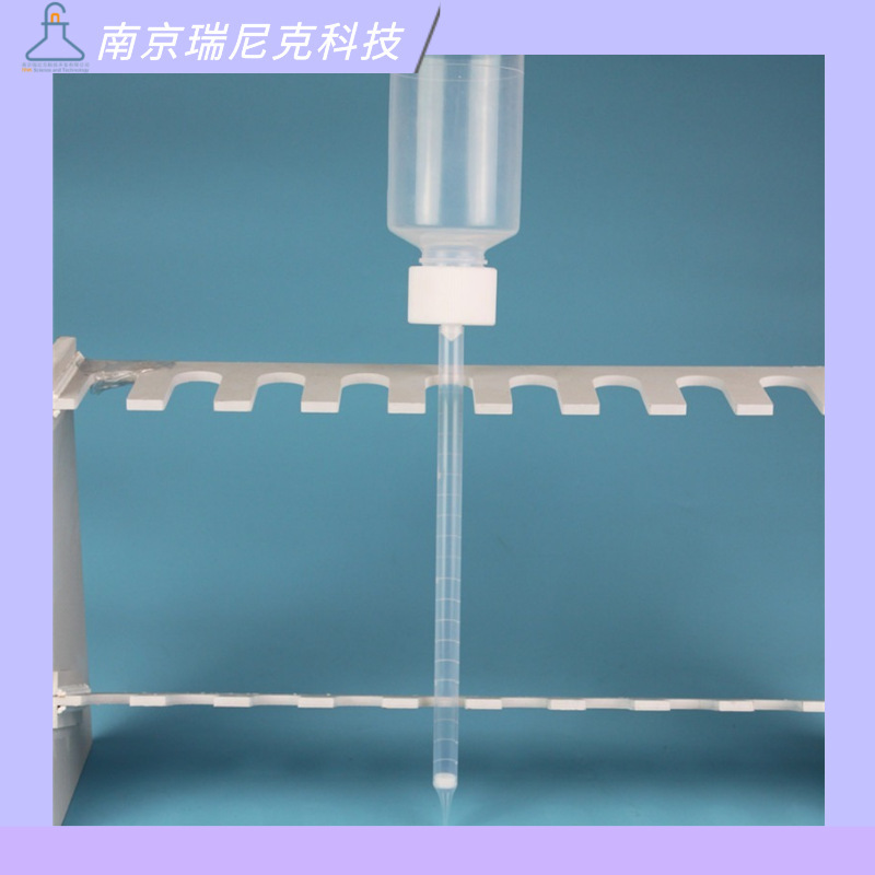 Teflon resin column pfa chromatographic column transparent polytetrafluoroethylene ion exchange column with graduated dropper