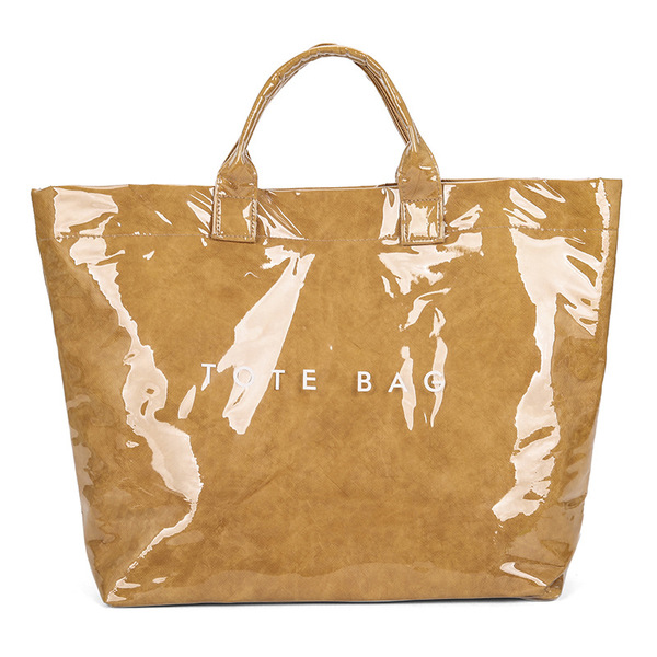 Retro waterproof capacious leather one-shoulder bag