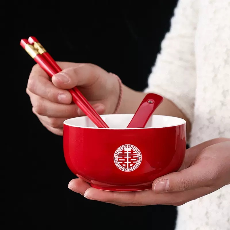 Taza de té de boda, set de bol de boda, copas de cerámica, regalos al por mayor