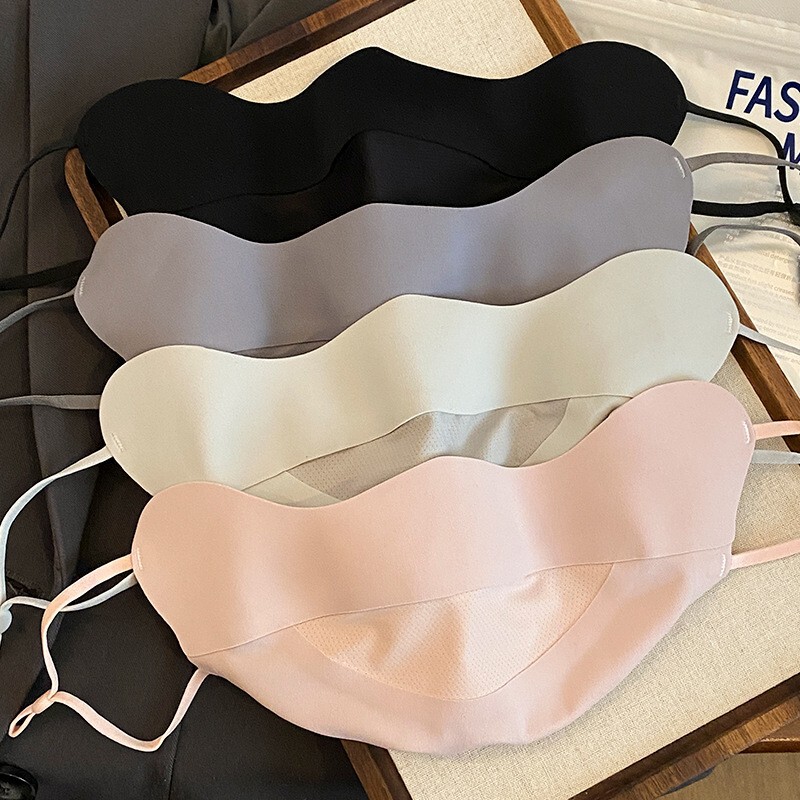 Ice Silk Sun Protection Mask for Women, Uv Protection, High Aesthetic Value, Eye Protection, Same Style as Jiaojia, Seamless, Cool and Breathable Summer Mask Ice Silk Sun Protection Mask for Women, Uv Protection, High Aesthetic Value, Eye Protection, Same Style as Jiaojia, Seamless, Cool and Breathable Summer Mask