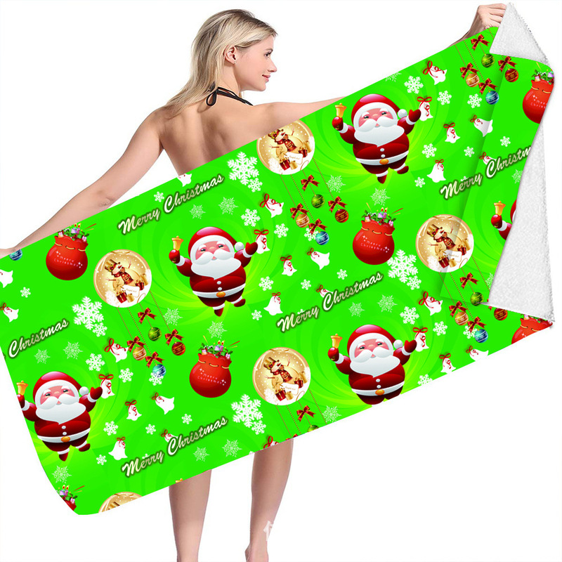 New era trendy men and women Festival essential design avant-garde novel Christmas eye-catching active printing beach wrap towel New era trendy men and women Festival essential design avant-garde novel Christmas eye-catching active printing beach wrap towel