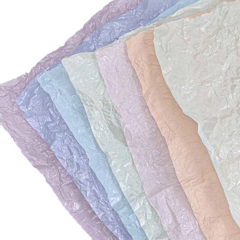 Fiesta de flores fábrica de flores al por mayor Pearl Guangzhou Sydney papel florista envasado papel de ropa zapatos bolsas de papel de embalaje regalos papel de embalaje