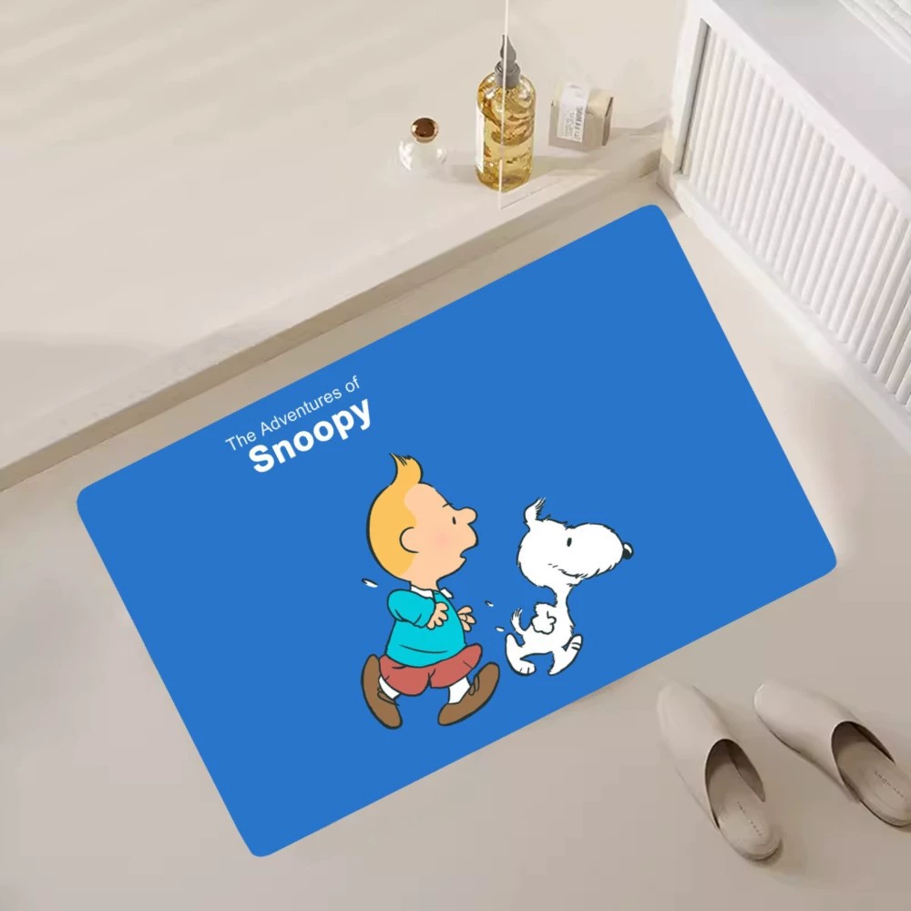 MINISO Snoopy половой коврик для пола спальня кухня дверь ванна супер впитывающий противоскользящий