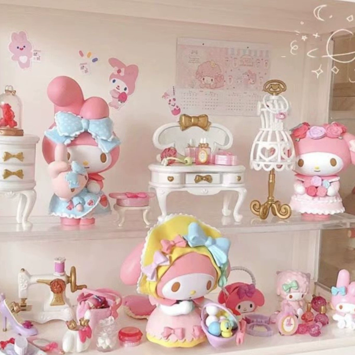 Минифигурка-кукла Sanrio, коллекционный набор, блайнд-боксы, варианты 6–8 шт.