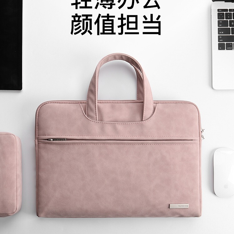 2025 New Laptop Handbag Suitable for Lenovo Xiaoxin Huawei Matebook 14inch Computer M4 Apple Ma