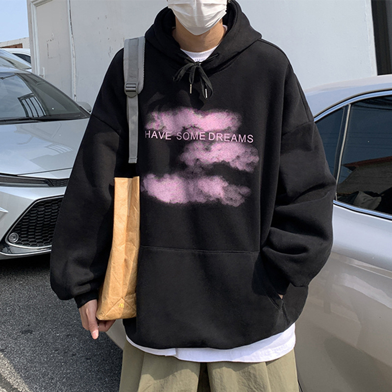 Black-R29 3 층 구름 후드