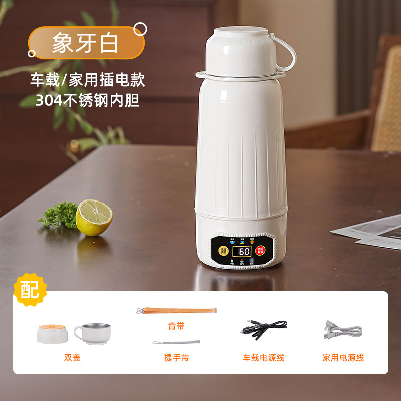 아이보리 화이트-304 스테인레스 스틸 [차량/가정용 플러그인 모델]