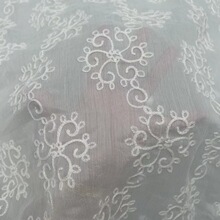 直供新款公主韩国纱刺绣多色绣花面料花边棉线绣花蕾丝水溶棉线花