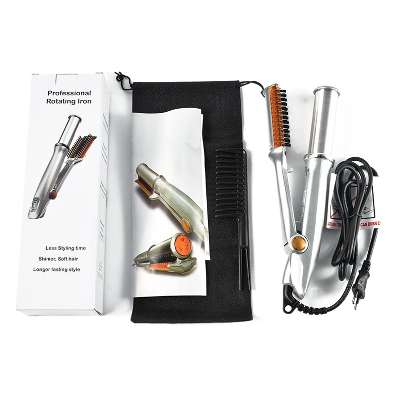Plancha y rizador de pelo, plancha de pelo eléctrica, rizador de pelo, doble uso para alisar y rizar, no daña el cabello, adecuado para cabello corto, cuidado del cabello.