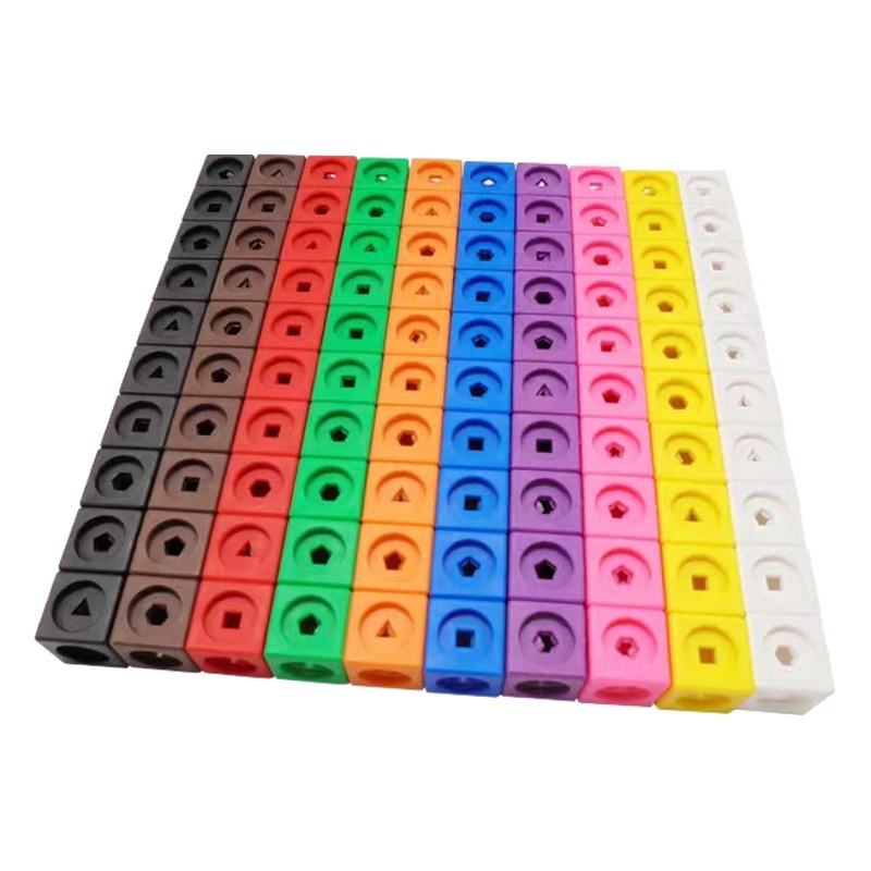 Bloques de construcción de bloques mágicos bloques de conexión gráficos bloques de construcción tridimensionales bloques de construcción de tarjetas cubo material didáctico matemáticas juguetes educativos