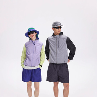 COOLMAX Mountain Outdoor Moisture Absorption Quick-drying Cool Cycling Vest Men's and Women's Spliced Mesh Breathable Vest F5201