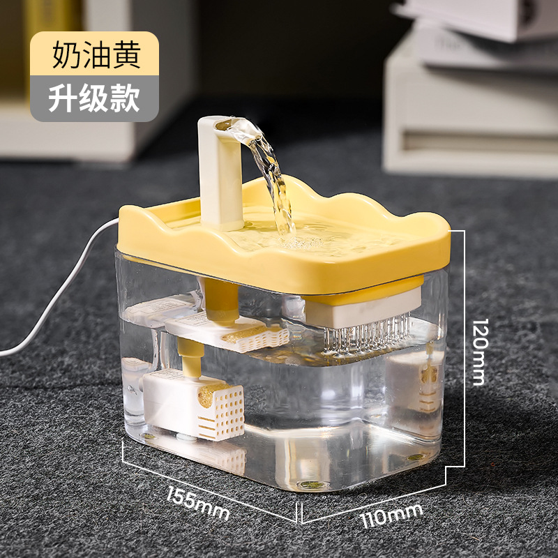 Gran capacidad de filtración de agua viva de circulación automática de bebedores de agua para mascotas perros alimentadores automáticos al por mayor