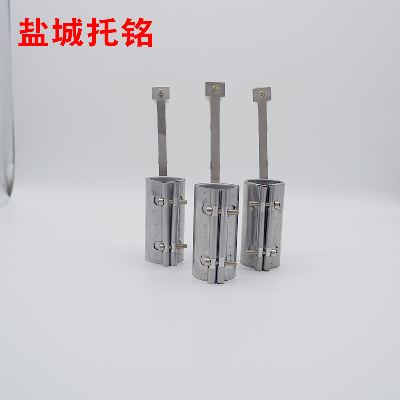 云母电热圈熔喷布加热器云母加热圈35X50不锈钢发热圈带尾电热圈