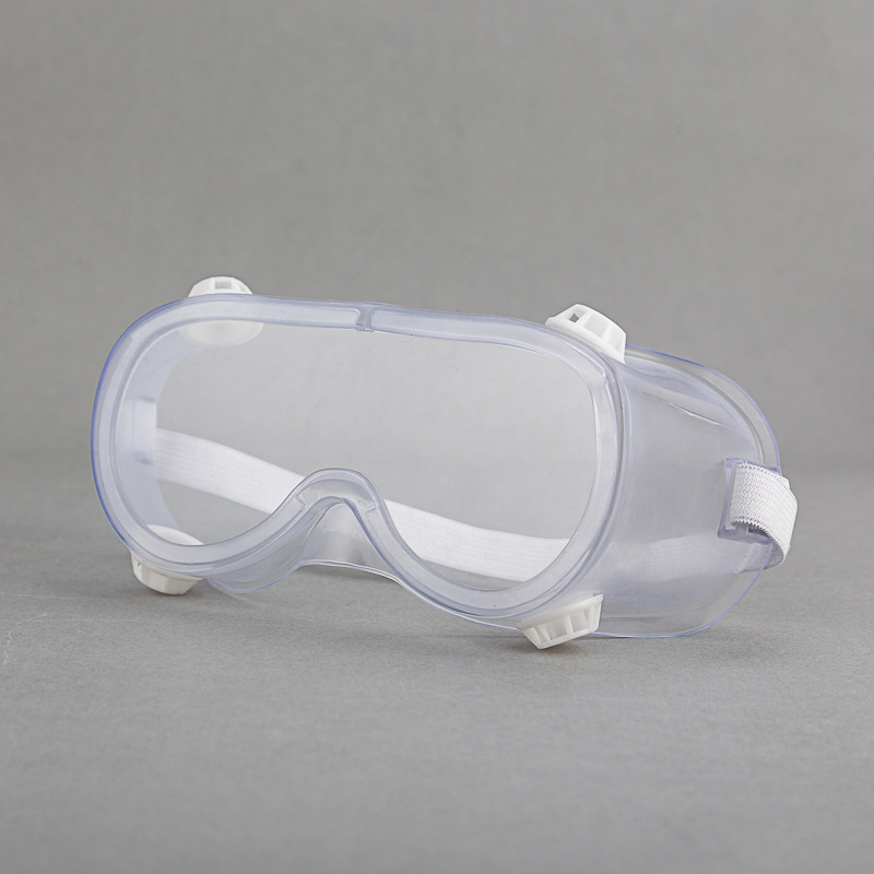 民用四珠透气孔多孔全封闭防雾防护眼镜眼罩防尘防冲击护目镜
