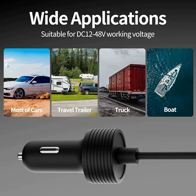 Cross-Border Popular Mini Waterproof Car Siqaret yandırıcısı
