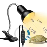 Фара капюшон черепаха ящерица рептилии подсветка uva uvb интеллектуальное время маленький солнечный питомец с кальцием нагрев