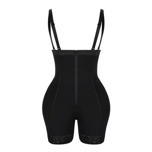 Cross-border supply women's tummy control butt lift one-piece body shaper suspender waist shaping tight corset body suit