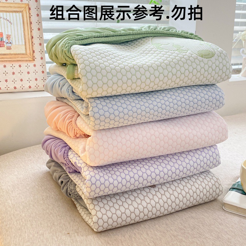 アイスシート冷感シーツ、アイスシルクベッドカバー3点セット、冷感エアコンシート、洗濯可能シングル・ダブルシーツ卸売|undefined