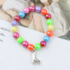 Fashionable metal skates, pendant with beads, ball, bracelet, new collection, wholesale