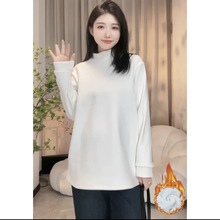 孕妇打底衫加绒加厚秋冬款怀孕期打底内搭上衣t恤保暖秋衣孕妇装