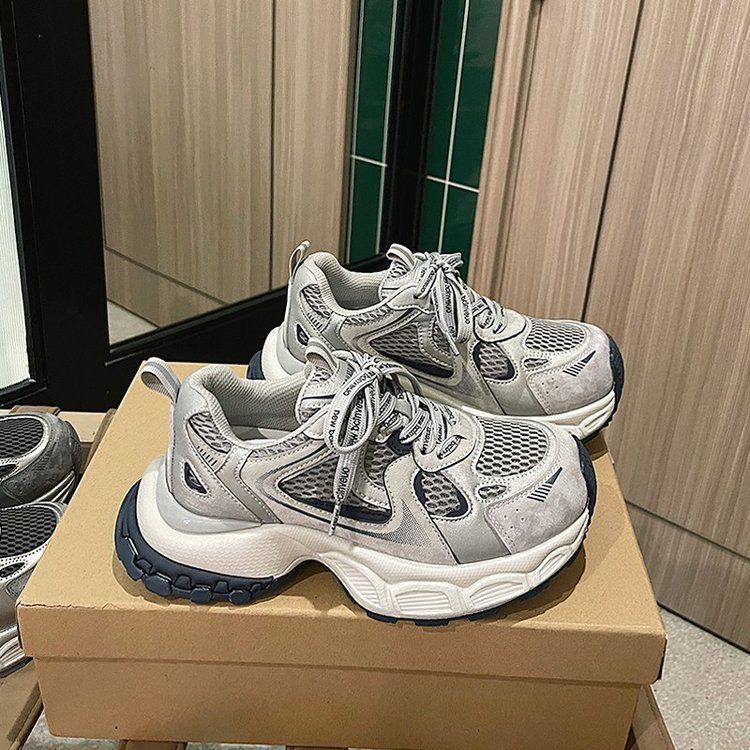Zhao LuSi con la misma base gruesa de moda zapatos de papá verdadero para mujeres 2026 otoño zapatos casuales universales zapatos deportivos monstruos