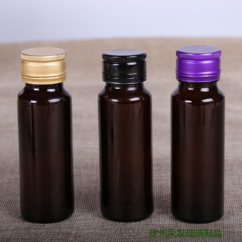 50ml30ml20ml経口液ボトル、茶色の経口液ガラス瓶、シロップガラス空瓶、高白色ガラス瓶|undefined