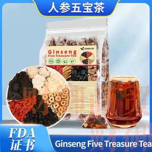Ginseng Five Treasure Tea�˅��匚��250g�вݲ����˲�TK����
