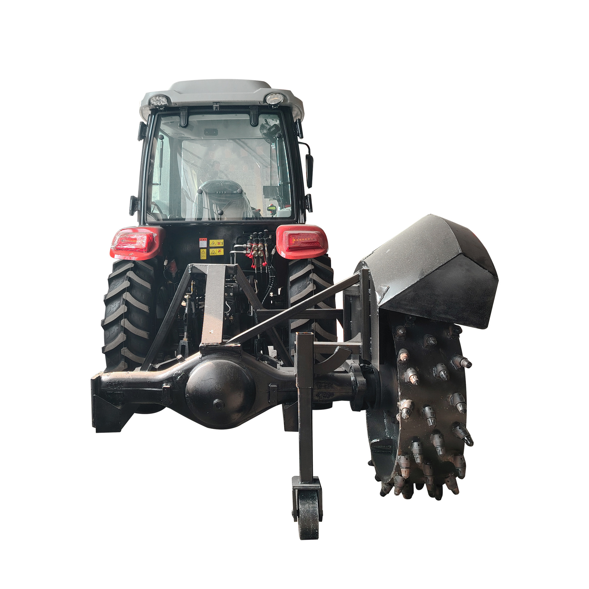 轮胎外侧圆盘开沟机 路牙石挖沟机 多功能水泥路开槽机厂家