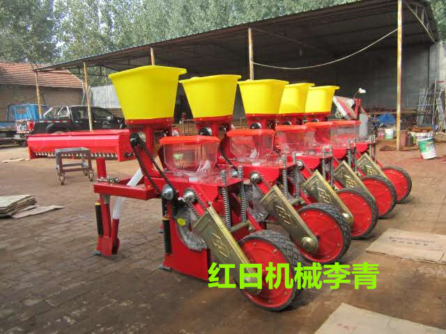 3行5行玉米精播机      拖拉机带悬浮式玉米大豆精播机     播种