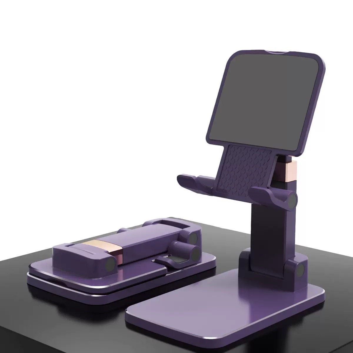 Soporte del teléfono móvil de escritorio perezoso transmisión en vivo Tablet PC mesita de noche soporte de Elevación plegable multifuncional soporte universal marco