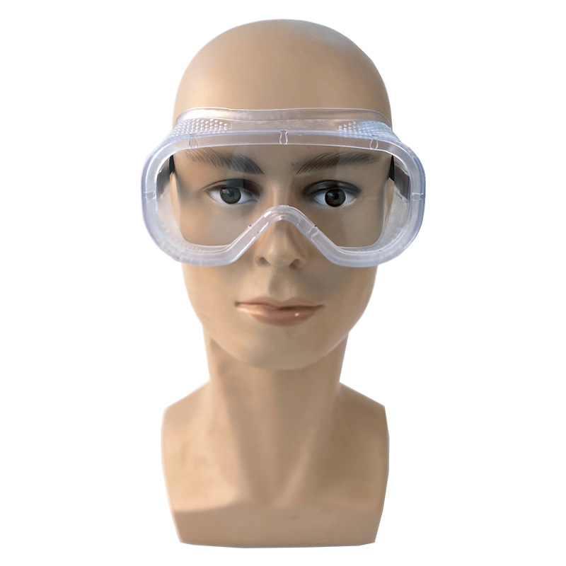 防雾防冲击实验室焊割防尘劳保PC片PVC框架护目镜安全防护眼罩
